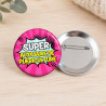Badge Auxiliaire de puériculture - Idées cadeaux - Angora - Badges à épingle