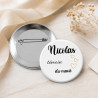 Badge témoin du marié - Personnalisable pour mariage - Badges à épingle