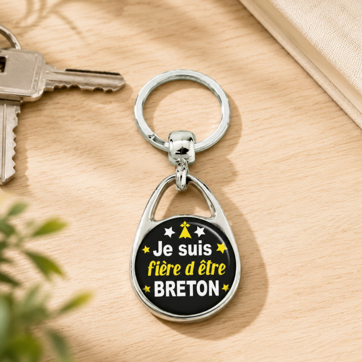       Porte clés "je suis fière d'être breton"
    
