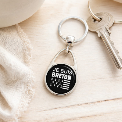Porte clés "je suis breton", idée cadeau original