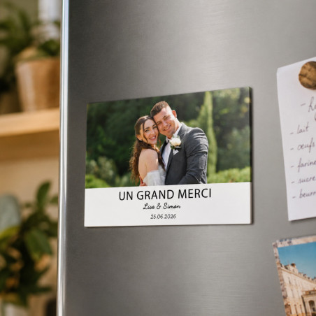       Magnet mariage - Faire part magnétique mariage
    