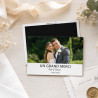 Magnet « élégant » remerciement mariage - Fabriqué en France - Magnets