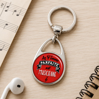 Porte clés Musicienne meilleur prix! Offrez un cadeau utile