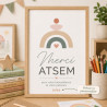 Affiche Atsem avec cadre - Remerciement atsem - Merci Atsem - Affiches