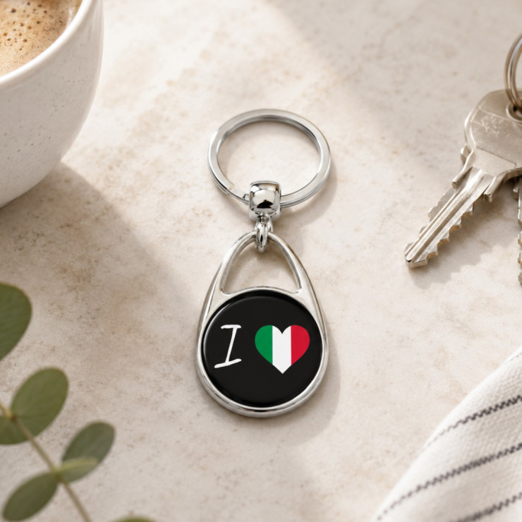       Porte clés ' J'aime l'Italie '
    