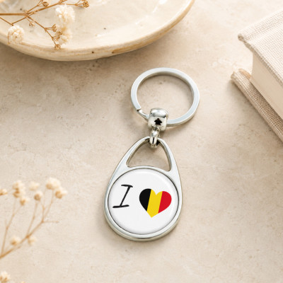 Souvenir d'un beau pays, ce porte clés j'aime la Belgique