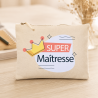Trousse maitresse d'école - Idée cadeau pratique - Trousses