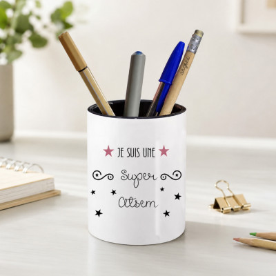 Port à crayon atsem - Idée cadeau pratique - Fin d'année scolaire
