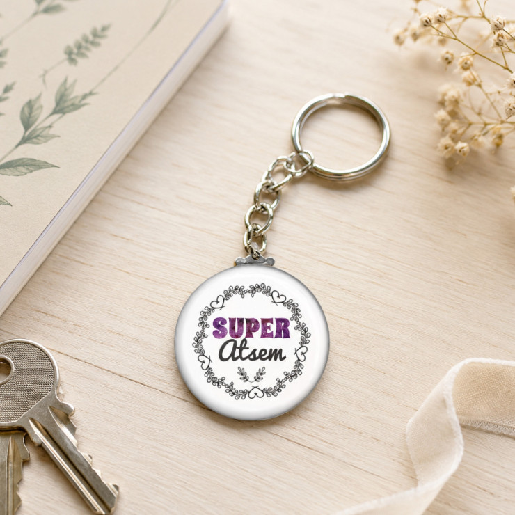       Porte clé super atsem
    