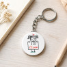 Porte clé love atsem à offrir - Idée cadeau pas cher - Porte-clés Femme