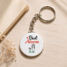 Porte clé "Best atsem" à offrir à la fin d'année scolaire - Porte-clés Femme