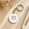 Porte clés "Merci atsem" Cadeau fin d'année scolaire - Porte-clés Femme