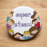 Magnet super Atsem - Idée cadeau fin d'année scolaire - Magnet Femme