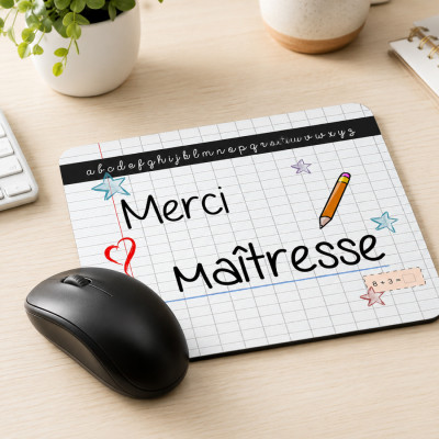 Tapis de souris Maîtresse - Pour lui dire Merci!