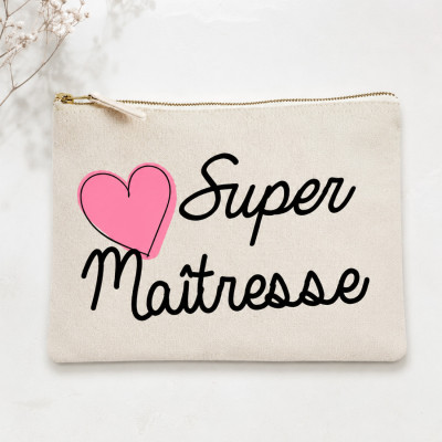 Pochette Maîtresse - Trousse d'école