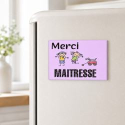 Magnet maîtresse rectangle