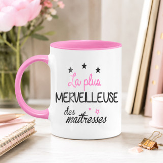 Mug Maîtresse - Cadeau fin d'année original