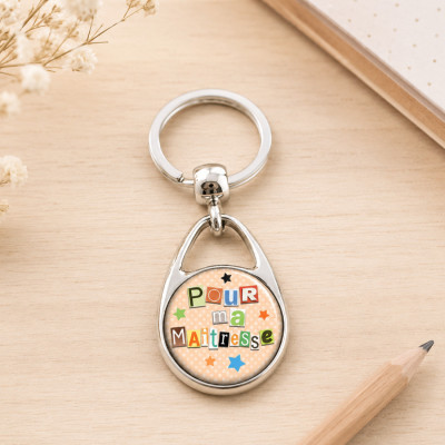 Porte clé "Pour ma maîtresse" - Super cadeau pour dire merci