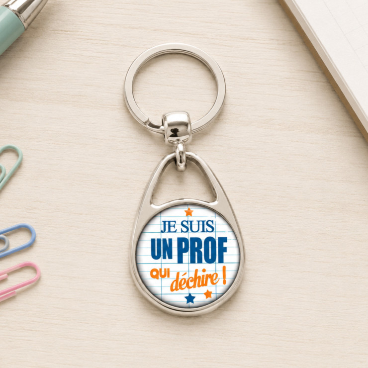       Porte clés prof qui déchire - Recto/Verso
    