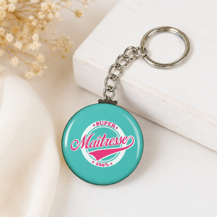       Porte clé "100% Super maîtresse"
    