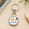 Porte clé "Super maître" pour lui dire merci.Un cadeau parfait - Porte-clés homme