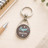 Porte clé "Super maître" - Idée cadeau simple - Porte-clés homme