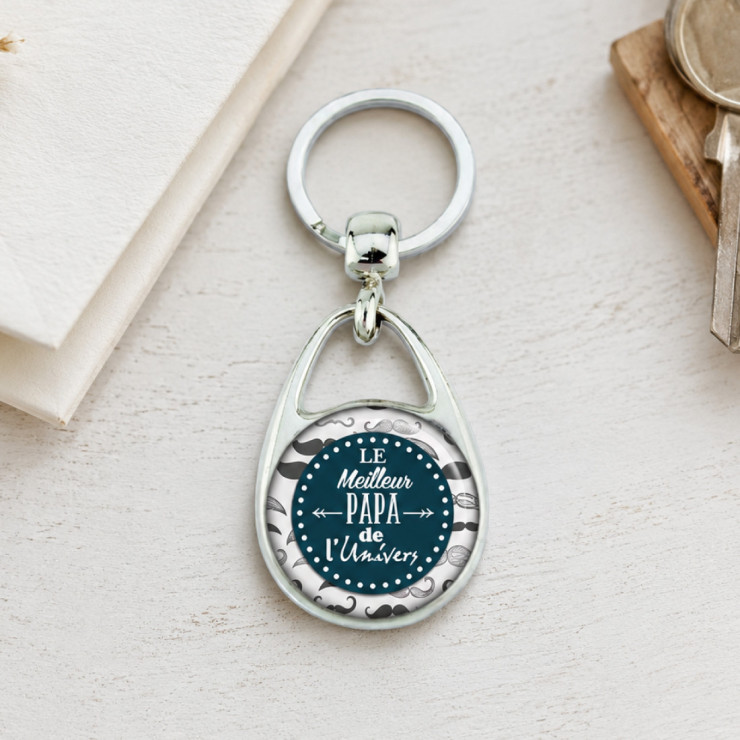       Beau porte clés "meilleur PAPA de l'univers"
    