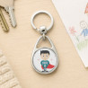 Beau porte clé pour un "Super PAPA", à offrir de toute urgence! - Porte-clés homme