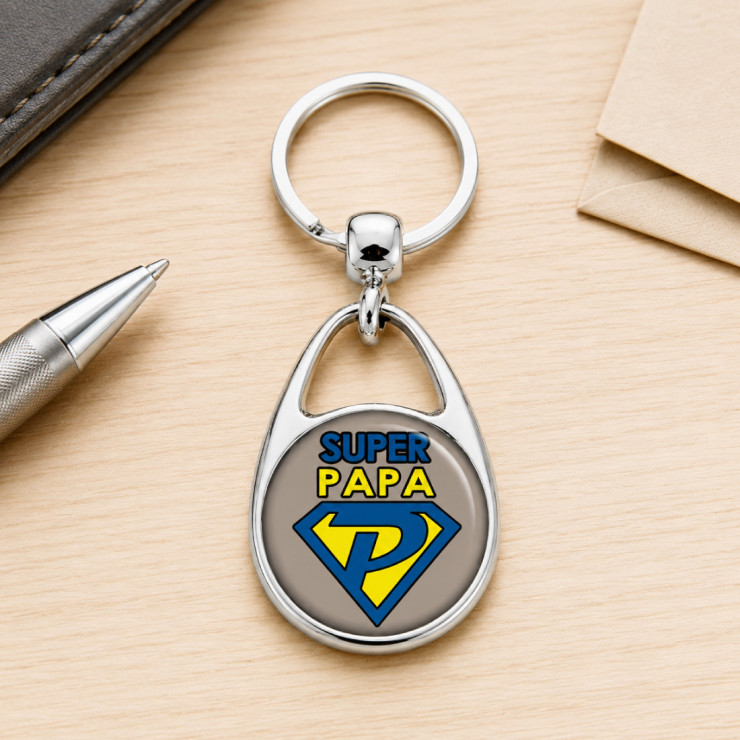       Porte clés papa super-héros
    