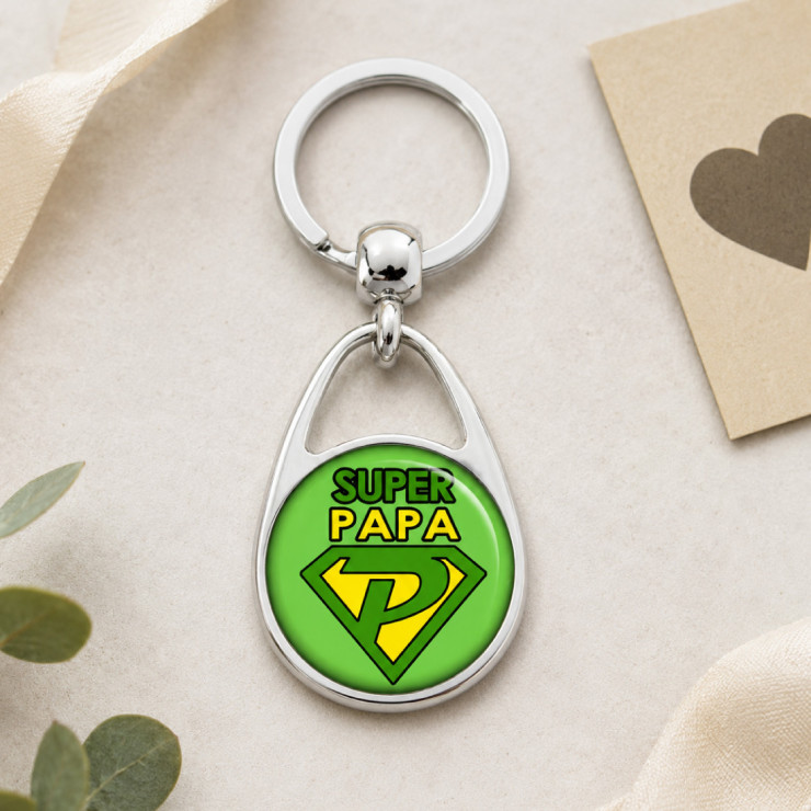       Porte clés "Super Papa" super héro
    