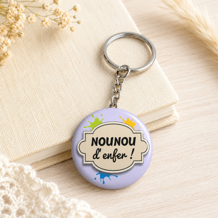       Porte clé "Nounou d'enfer"
    