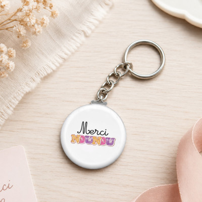 Idée cadeau nounou, un Porte clés pour dire Merci