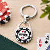 Porte clé "POKER" - Idée cadeau amateur de poker - Porte-clés