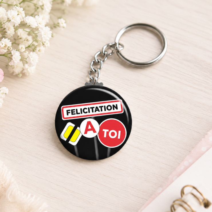       Porte clé Permis de conduire "Félicitation à toi"
    
