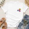 T-shirt Super Marraine blanc avec une coupé ajusté - T-shirts Femme