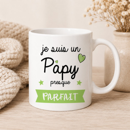       Mug Papy - cadeau tendre anniversaire grand-père
    