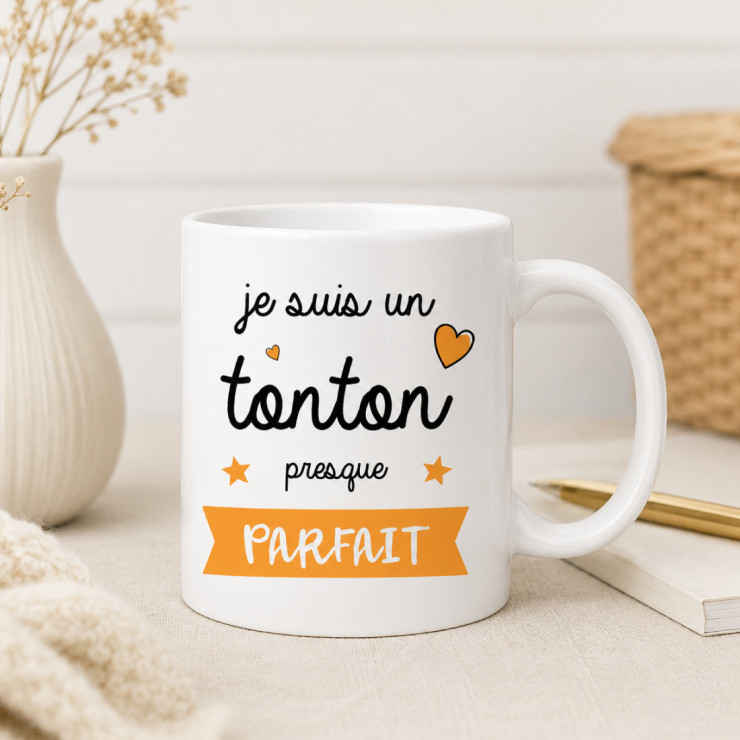                     Mug Tonton - cadeau rigolo pour un super tonton
                  