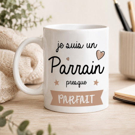       Mug Parrain Baptême - souvenir de baptême original
    