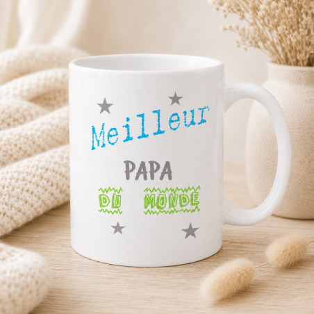      Mug Meilleur Papa du monde - cadeau Noël pour papa
    