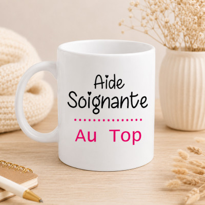 Mug Aide-Soignante - Cadeau remerciement soignante
