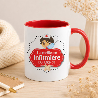 Mug Infirmière - Cadeau original anniversaire