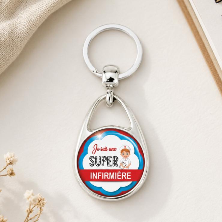       Porte clés Super Infirmière
    