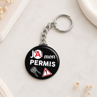 Porte clé pour conduire "J'ai mon permis"