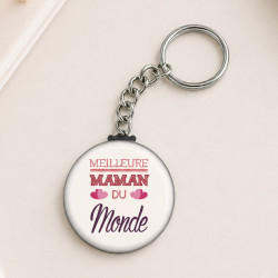 Porte clé "Meilleure maman du monde"