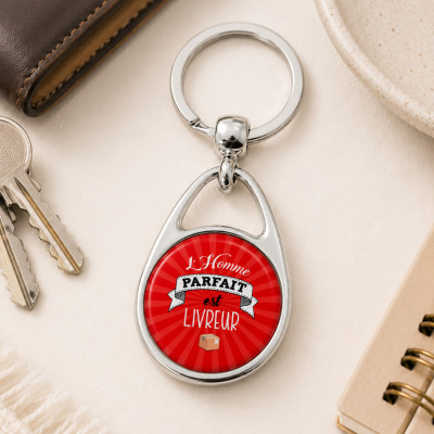 Porte clés Livreur - Idée cadeau au meilleur prix!