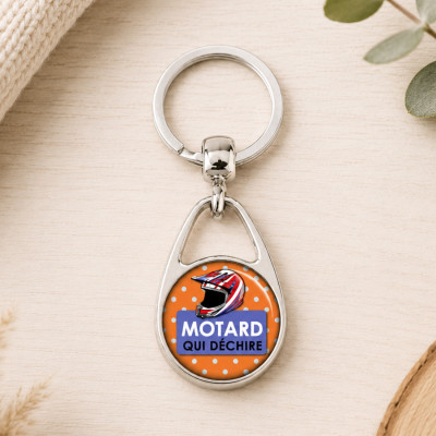 Porte clés pour Motard - Cadeau fête