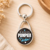 Porte clé pompier qui déchire - Fabriqué en France - Porte-clés homme
