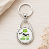 Porte clé "Mon frère il est trop chouette !" Cadeau pratique - Porte-clés homme