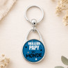 Porte-clés "Meilleur Papy du monde" - Cadeau anniversaire - Porte-clés homme