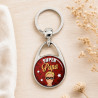 Porte clés en métal pour un "Super Papa" beau cadeau à offrir - Porte-clés homme